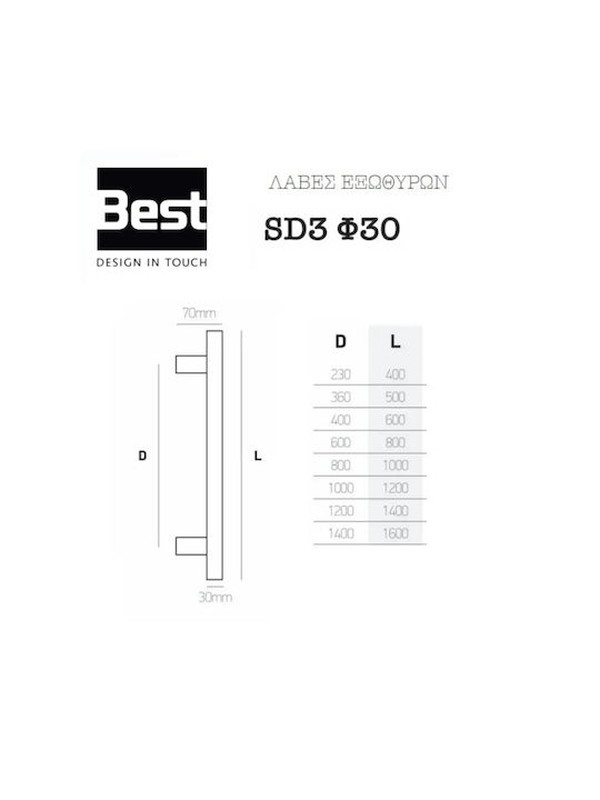 Сет Ръкохватки за Бронирана Врата-best Sd3 Ф30 Античен Сет Ръкохватки за Бронирана Врата-best Sd3 Ф30 Античен