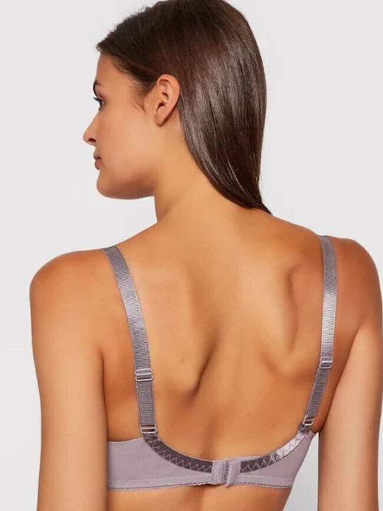 Beauty-Full Darling W02 Minimizer Minimizer Bra without Padding Underwire Purple