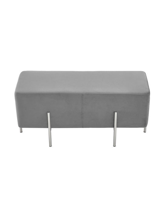 Stool For Living Room Upholstered with Velvet Lyrendal Gkri
