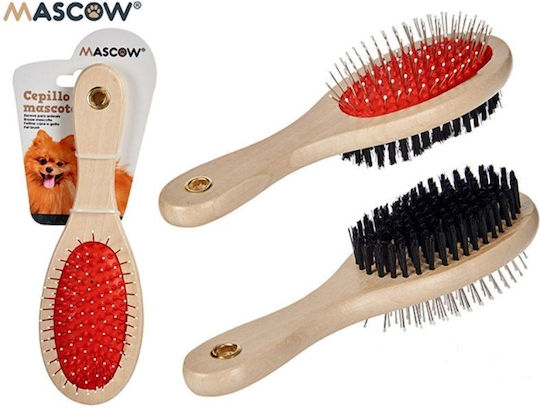 Mascow Brush for Misc Hair Lengths Double Sided for Hair Removal