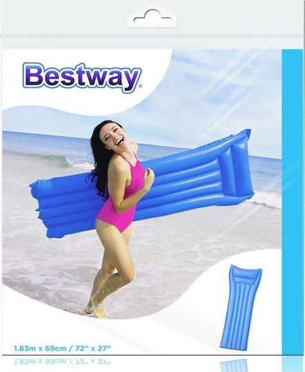 Aufblasbare Strandmatratze 183x69 cm Blauer