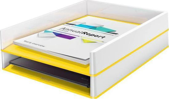 Leitz Ablagekorb Gelb Kunststoffmaterial