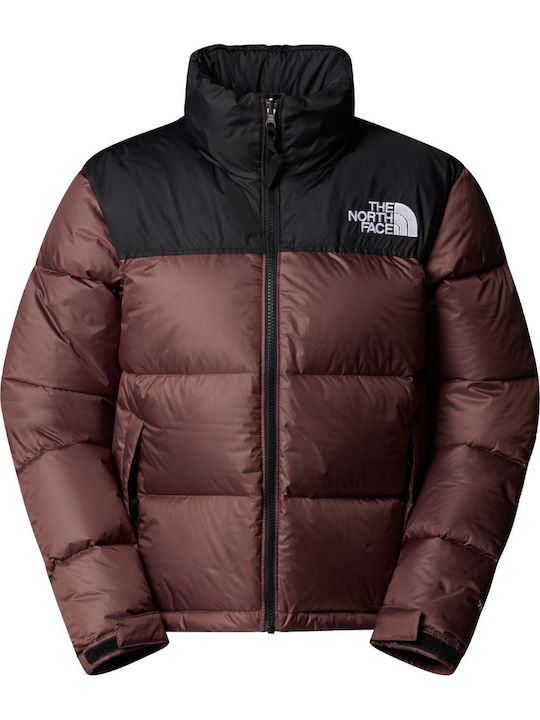 1996 Retro Nuptse Women's Lifestyle Jacket for Winter Brown