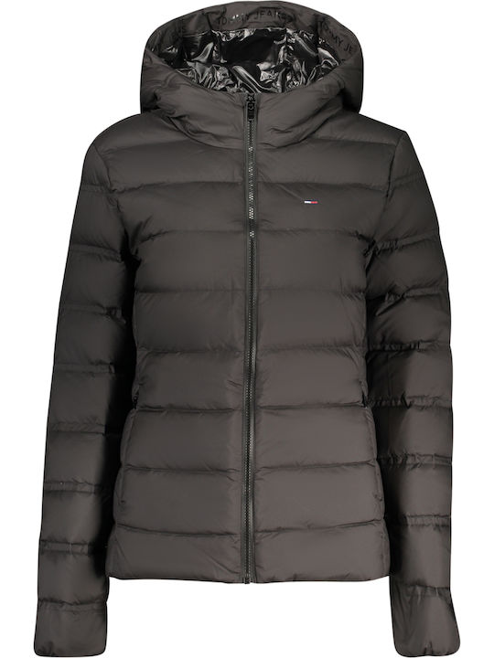 Scurtă Jachetă de femei Puffer Waterproof Black