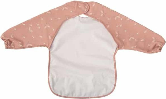 Bimbidreams Dragonfly Fabric Coverall with Hoop & Loop Fastener, Pocket & Sleeves Pink