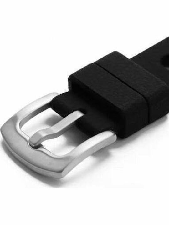 Quick Release Каучукова каишка Черен 20мм Quick Release Каучукова каишка Черен 20мм
