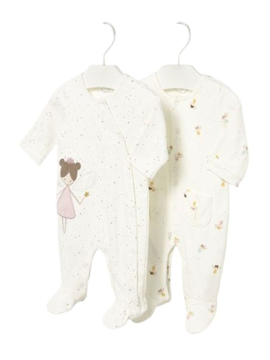 Mayoral Baby Bodysuit Set Long-Sleeved 2pcs