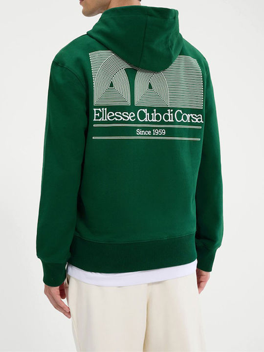 Graphics Club Di Corsa Φούτερ με Κουκούλα Dark Green