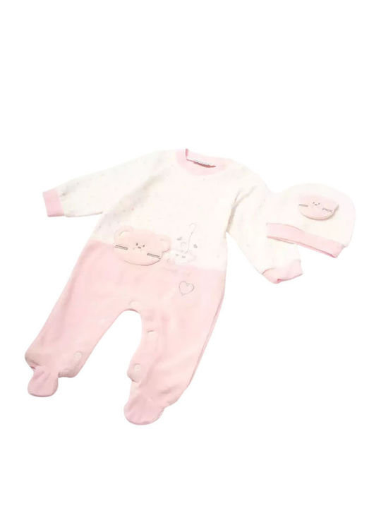 Evita Set Onesie Pink