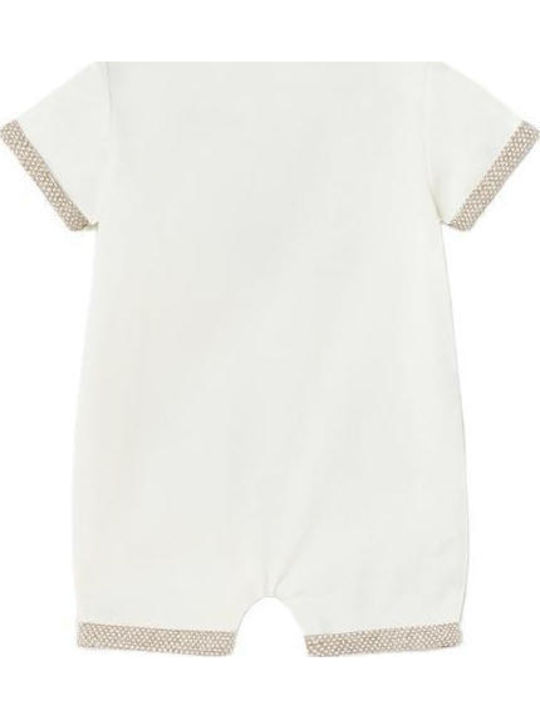 Mayoral Baby Bodysuit Short-Sleeved Ecru