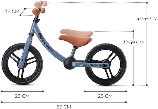 Kinderkraft Παιδικό Ποδήλατο Ισορροπίας 2way Next Γαλάζιο