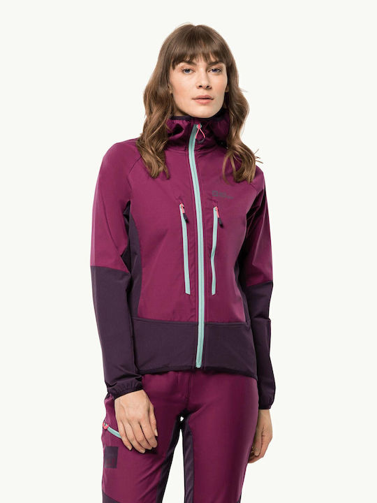 Scurtă Jachetă de femei Puffer Violet