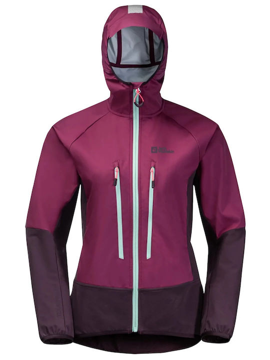 Scurtă Jachetă de femei Puffer Violet