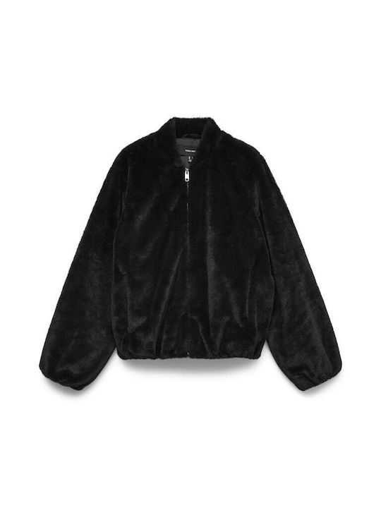 Women's Short Fur Black