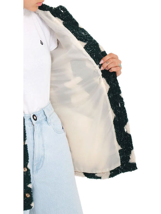 Silent Sherpa Jacket Scurtă Jachetă de femei Puffer