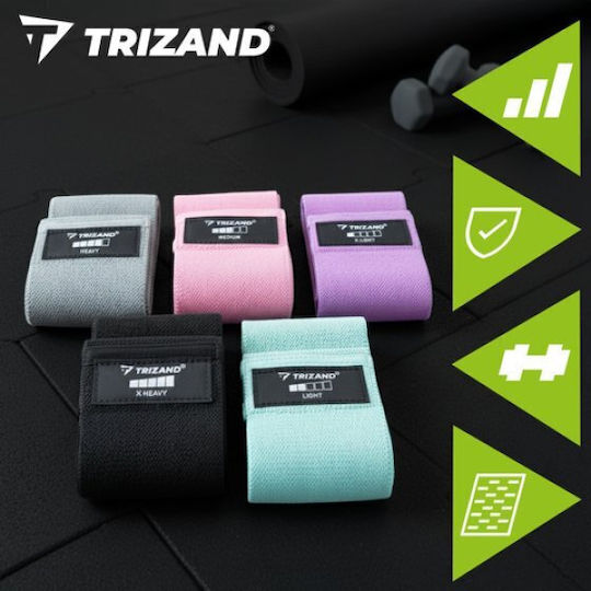 Trizand 25877 Loop Bands Set 5pcs Multicolored 0.74m