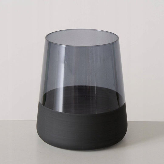 Boltze Glass Water / Cocktail/Drinking made of Glass in Black Color 380ml