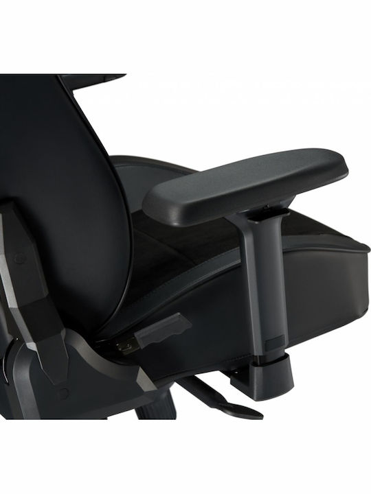 Serioux Prime Artificial Leather Gaming Chair with Adjustable Arms Gray