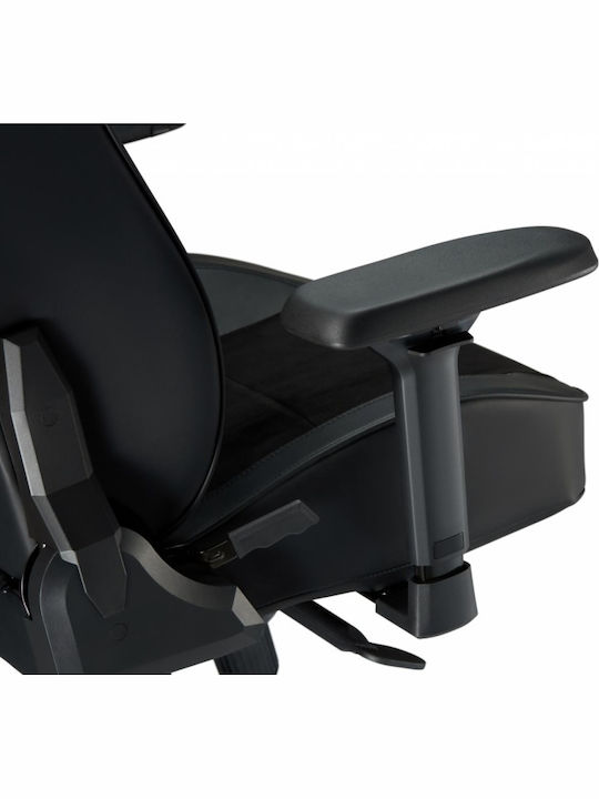 Serioux Prime Artificial Leather Gaming Chair with Adjustable Arms Gray