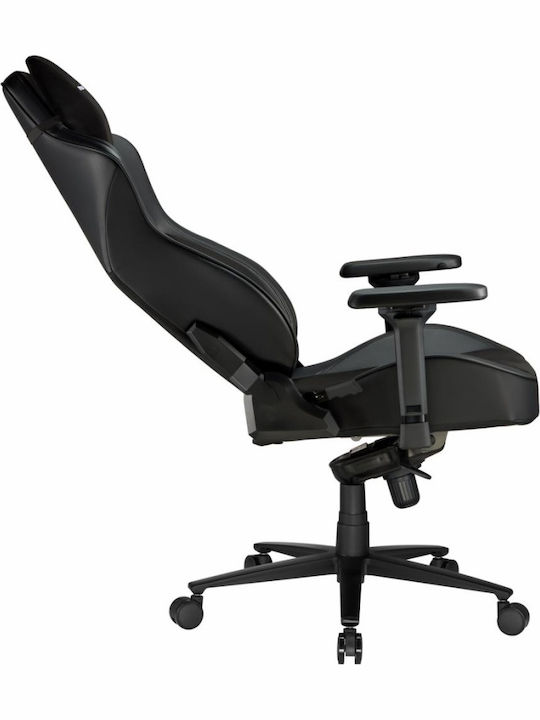 Serioux Prime Artificial Leather Gaming Chair with Adjustable Arms Gray