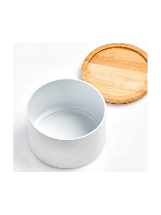 Zeller Βάζο Γενικής Χρήσης με Καπάκι Ξύλινο 13x13x10cm