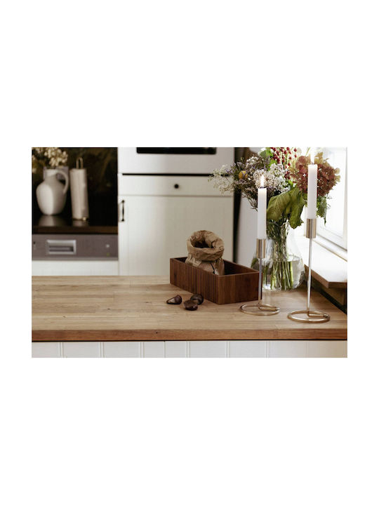 Wenko Vase General Use with Lid Wooden