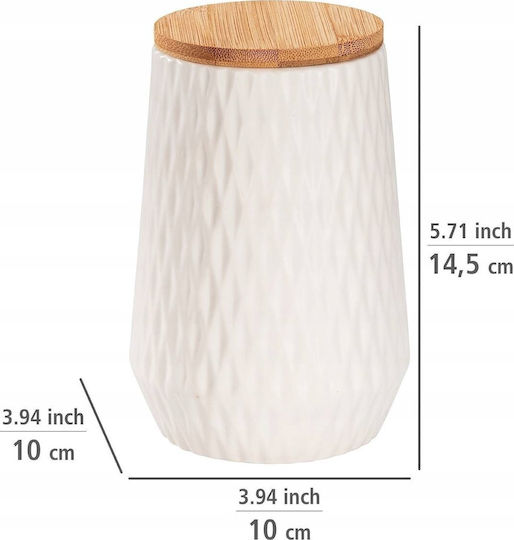 Wenko Vase Allgemeine Verwendung mit Deckel Keramik 600ml Wenko Vase Allgemeine Verwendung mit Deckel Keramik 600ml
