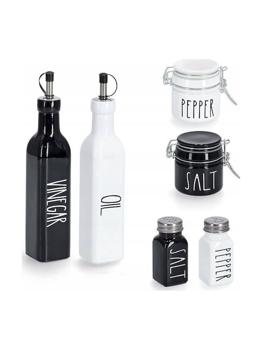 Zeller General Use Glass Jar with Airtight Lid Black 100ml 1 Piece