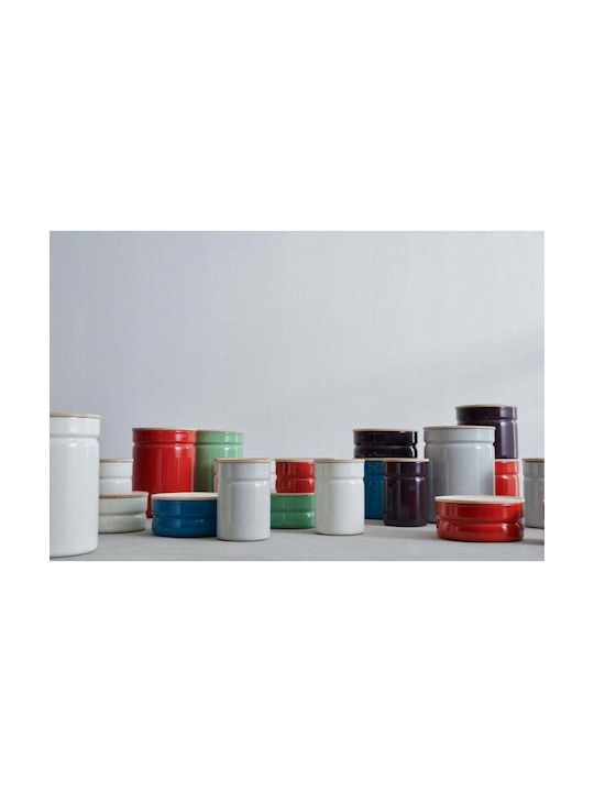 Riess Vase General Use with Lid Ceramic Green 2200ml