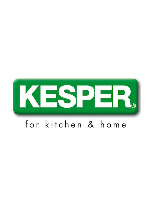 Kesper Βάζο Γενικής Χρήσης με Καπάκι Γυάλινο Διάφανο 10x15cm