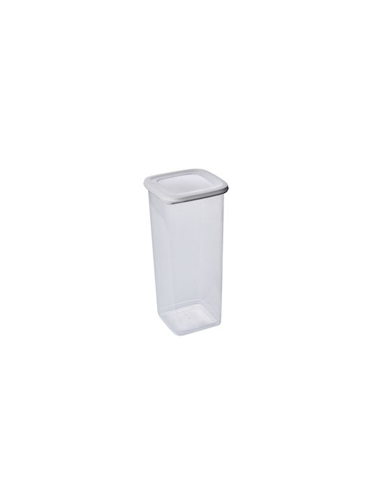 UnicUtil Set 12 Bucăți Vaze Utilizare Generală cu Capac Ermetic Plastic Alb 10x10x10cm 12 Bucăți