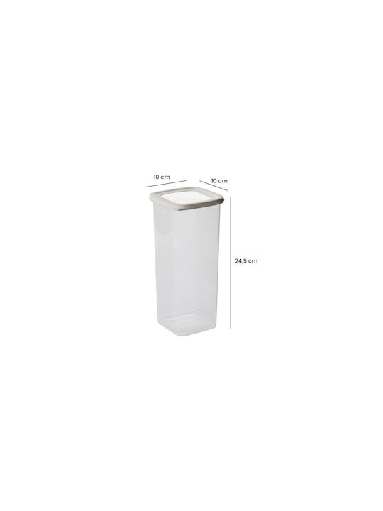 UnicUtil Set 15 Bucăți Vaze Utilizare Generală cu Capac Plastic Alb 10x9.5x10cm 15 Bucăți