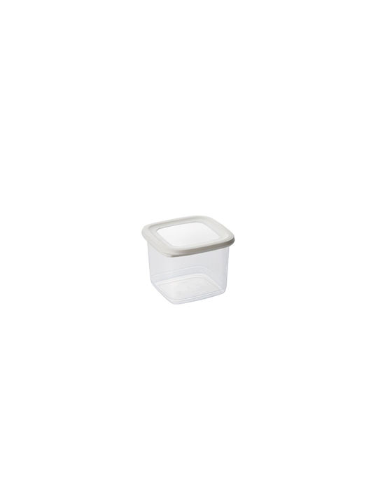 UnicUtil Set 15 Bucăți Vaze Utilizare Generală cu Capac Plastic Alb 10x9.5x10cm 15 Bucăți