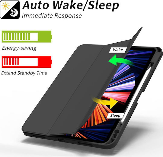 eSTUFF Flip Cover Μαύρη (iPad Pro 12.9 2022/2021)