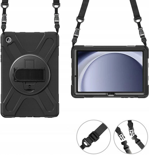 Strado Back Cover Rezistentă Negra (Samsung Galaxy Tab A9 Plus 11)