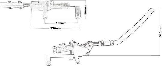 Mtuning_a Скрит Хидравличен Ръчен Спирачка Bmw E36 Дрифт
