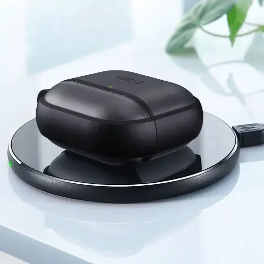 Tech-Protect Magmat Θήκη Σιλικόνης με Γάντζο Matte Black για Apple AirPods Pro 3