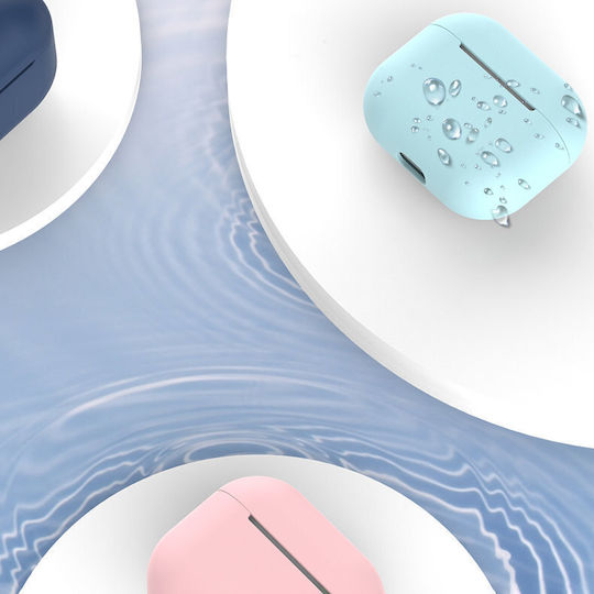 Hurtel Soft Θήκη Σιλικόνης Dark Blue για Apple AirPods 3