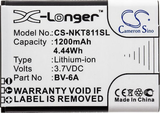 Cameron Sino Kompatibler Ersatzakku 1200mAh für Nokia 8110 4G, TA-1048, TA-1059