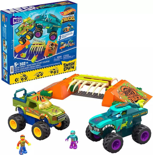 Hot Wheels Cuburi De Construit Monster Truck Pentru 5+ Ani 332 Bucăți
