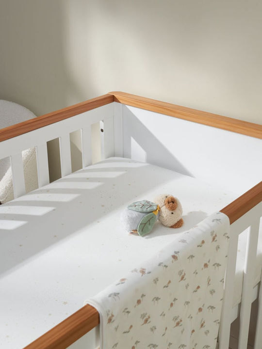 Mothercare Βρεφική Κούνια Lulworth Λευκή για Στρώμα 70x140cm