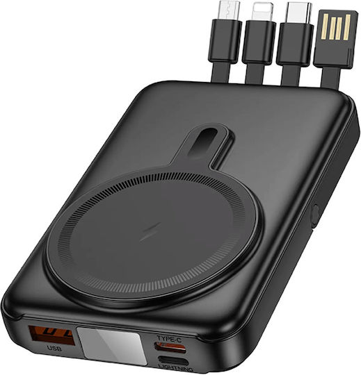 Hoco J135 Rico MagSafe Power Bank 10000mAh 22.5W Schwarz