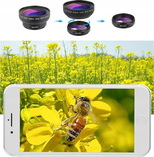Apexel Phone Camera Lens Set Filter / Macro / Wide Angle 12.5x
