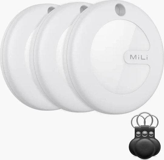 MiLi MiTag Apple Find My Λευκό 3τμχ