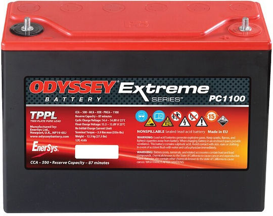 Odyssey Ods-agm40e 12V 45Ah Auto- und Bootsbatterie