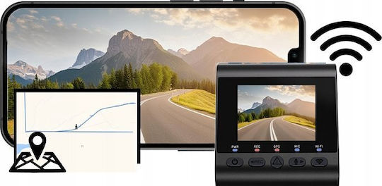 SJCAM 4K Windshield Car DVR Set with Rear Camera, Display