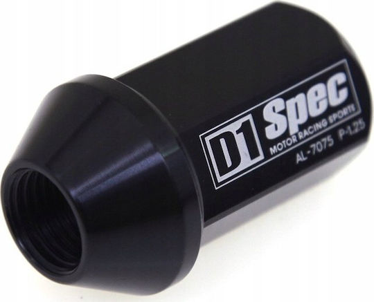 D1spec Forged Nuts D1spec Alu 12x1.5 Black