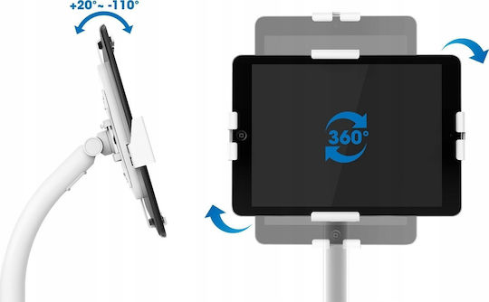 Manhattan Anti-theft Βάση Tablet Γραφείου σε Λευκό χρώμα