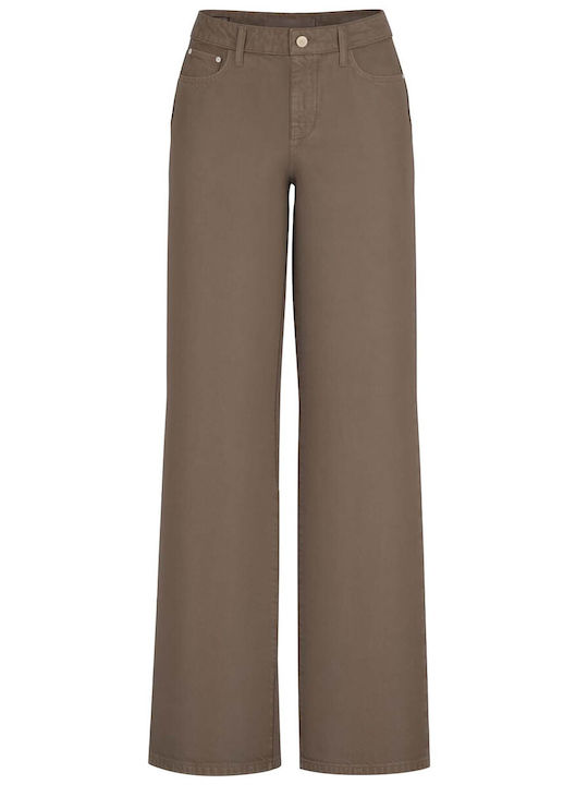 Sexy Palazzo Women's Jean Pants in Palazzo Fit Brown