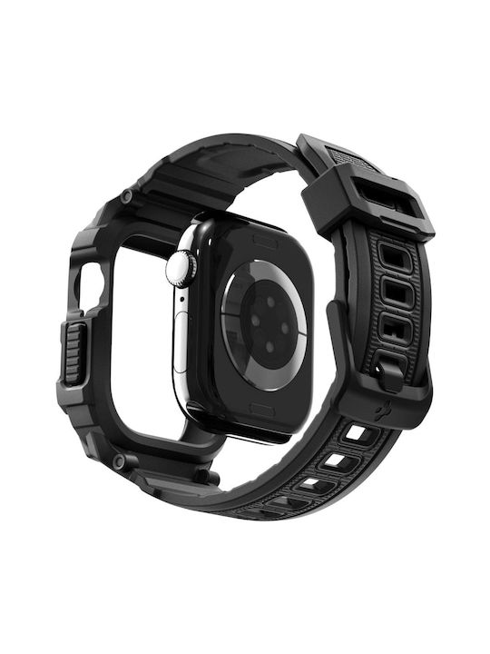 Spigen Rugged Armor Pro 2 Matte Black Apple Watch 11 42mm Acs10494